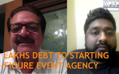How Vivek Sridhar went from 3 lakhs debt to starting his own 6-figure event agency