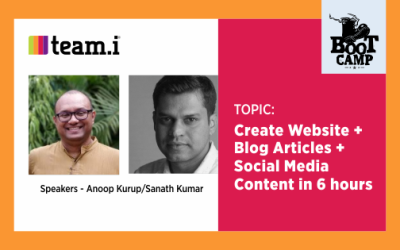 3rd Bootcamp : Create Website + Blog Articles + Social Media Content in 6 hours