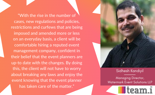 An Interview with Sidhesh Kandiyil From Watermark Event Solutions LLP