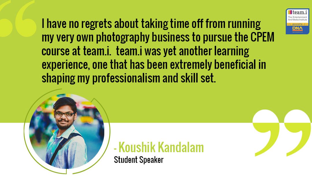 An Interview with Koushik Kandalam