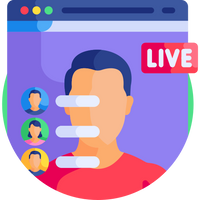 Virtual events icon