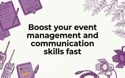 Boost your event management and communication skills fast
