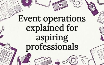 Event operations explained for aspiring professionals