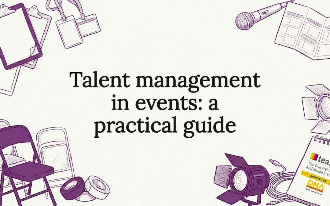 Decorative title card for talent management guide