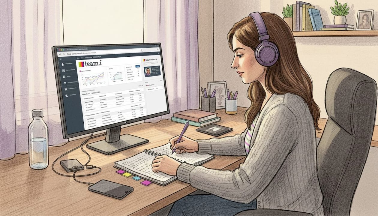 Remote event manager sets up virtual event